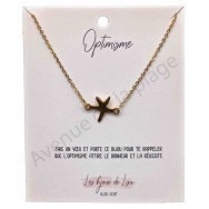 Pendentif message Optimisme étoile
