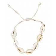 Bracelet 7 coquillages cauris naturels