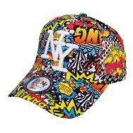 Casquette NY Graffiti bande dessinée