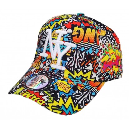 Casquette NY Graffiti bande dessinée