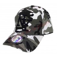Casquette NY camouflage urbain