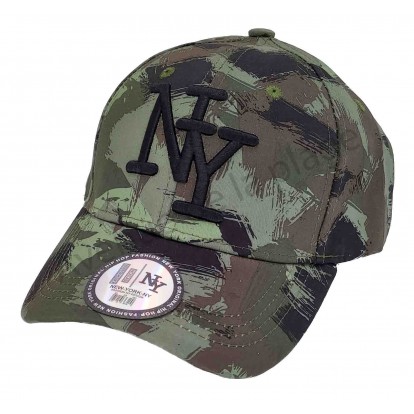 Casquette NY hunter camouflage vert