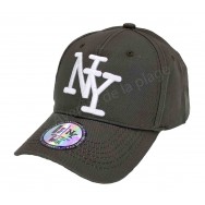 Casquette NY unie kakie