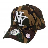 Casquette enfant NY camouflage militaire kaki
