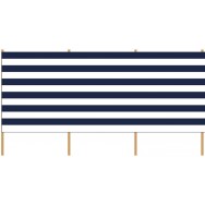 Paravent de plage 225 x 90 cm 4 piquets