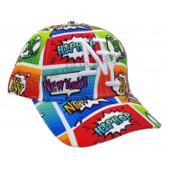 Casquette enfant NY bande dessinée Pop Art