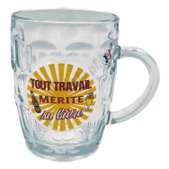 Chope à bière Tout travail mérite sa bière