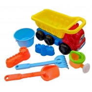 Camion de chantier 38 cm et ses accessoires de plage