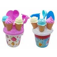 Seau de plage cornet de glace