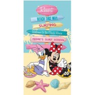 Serviette de plage Minnie et Daisy à la plage