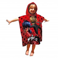 Poncho de bain Miraculous Ladybug et Chat Noir