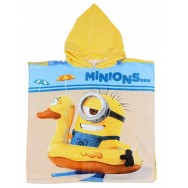 Poncho de bain Minions à la plage