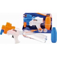 Pistolet à eau 27 cm avec pompe Space Bottle