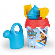 Seau de plage Pat Patrouille et ses accessoires