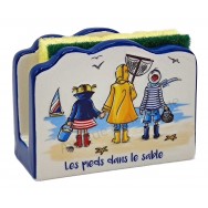Porte éponge 3 petits marins