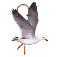 Mouette en métal à accrocher