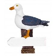 Magnet mouette sur piquet