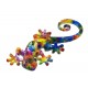 Lézard mural bariolé 21 cm F