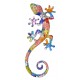 Lézard mural bariolé 21 cm G