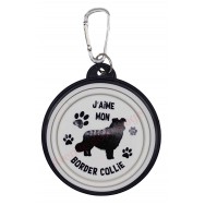 Gamelle pliante pour chien Border Collie