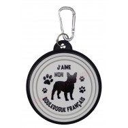 Gamelle pliante pour chien Bouledogue Français