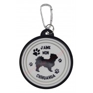 Gamelle pliante pour chien Chihuahua à poil long