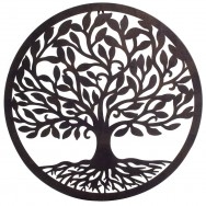 Décoration murale Arbre de Vie en métal 50 cm