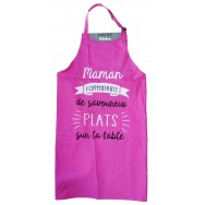 Tablier de cuisine humoristique Maman Formidable