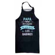 Tablier de cuisine humoristique Papa en Cuisine