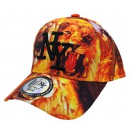 Casquette enfant NY lion enflammés et personnage