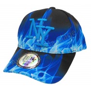 Casquette enfant NY Flammes bleues