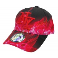 Casquette NY Flammes rouges
