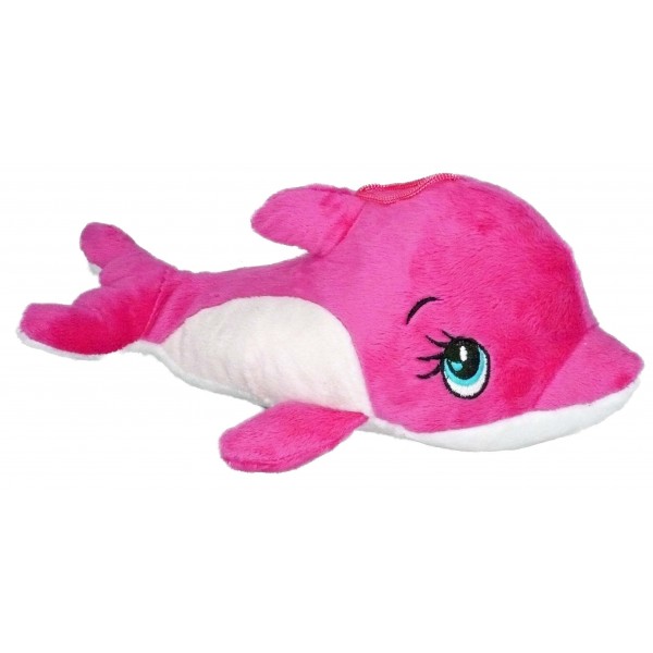 peluche dauphin rose