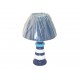 Lampe phare en céramique 31 cm bleue ou blanche