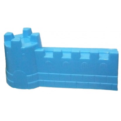 Moule à sable rempart 42 cm bleu