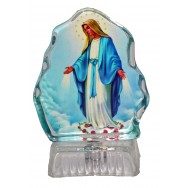 Statue Sainte Vierge Miraculeuse lumineuse