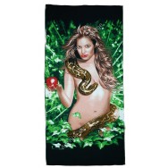 Serviette de plage microfibre Femme sexy - Ultra absorbante