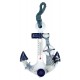 Thermomètre ancre 15 cm modèle A - Décoration marine.