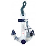 Thermomètre ancre de bateau 15 cm