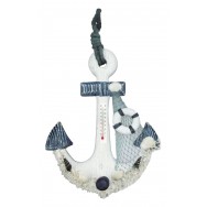 Thermomètre ancre de bateau 29 cm