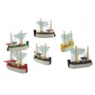 Maquette de chalutier 12 cm, décoration marine