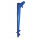 Support vis pour parasol bleue, accessoire de plage.