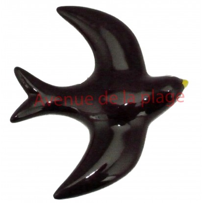Hirondelle murale pour façade extérieure 8.5 x 7.5 cm