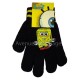 Gants pour enfant Bob l'Éponge noir.