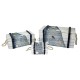 Set de 3 coffrets en bois style marin