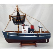 Maquette bateau de pêche 45 cm - Chalutier