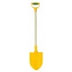 Pelle de plage en plastique 77 cm jaune.