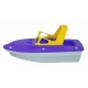 Bateau en plastique violet - Jouet pour le bain