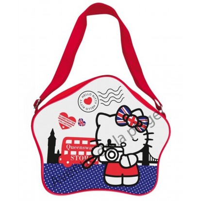 Sacoche à bandoulière Hello Kitty London - Drapeau Anglais