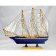 Maquette voilier 3 mâts 33 cm, modèle A.